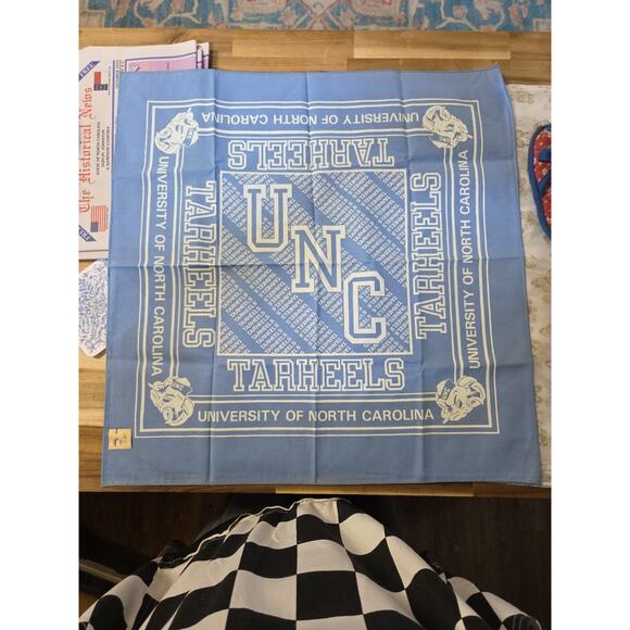 1950s UNC Tarheels Bandana Sealed And Never Opened Mint Condition - Picture 1 of 16
